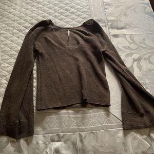 Free People Lightweight crop sweater XS